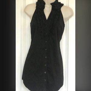 INC Ruffled Neckline Dress or Long Top SZ 0